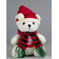 Stuffed Animal Santa Hat & Scarf